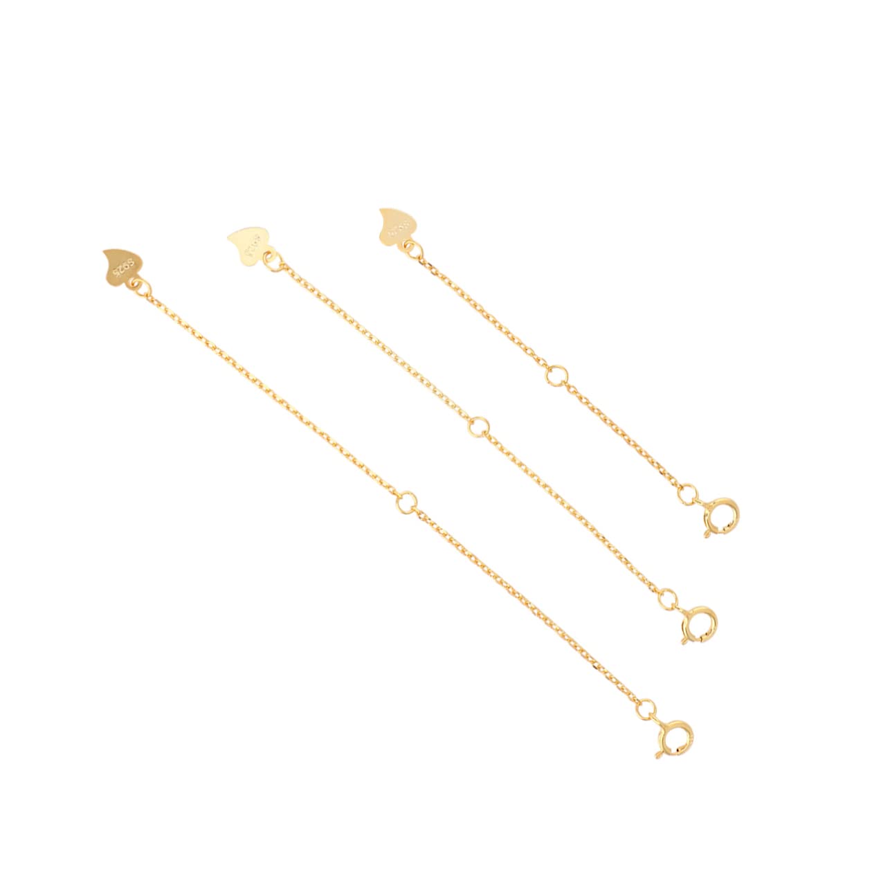 Operitacx 9stücke Teiliges Verlängerungsketten Für Armbänder Und Goldene Kettenverlängerungen Zubehör Für -schmuckgestaltung