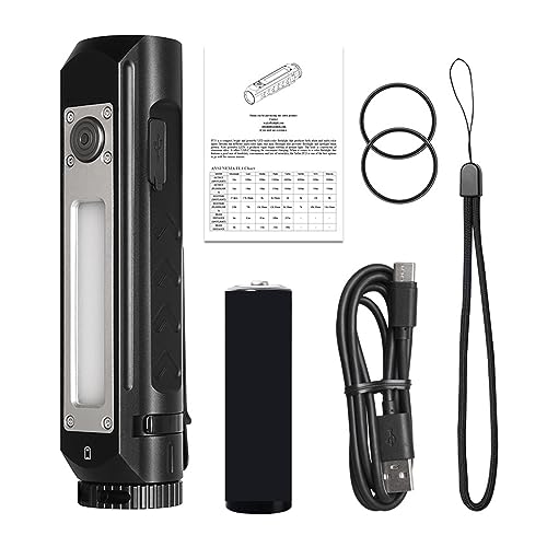 Projecteur rechargeable 4000lm avec base magnétique et accu 21700