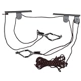 ibasenice Percha para Bicicletas De Techo Soporte De Almacenamiento De Garaje Elevador De Bicicletas para Colgar Pared Sistema De Poleas para De Garaje