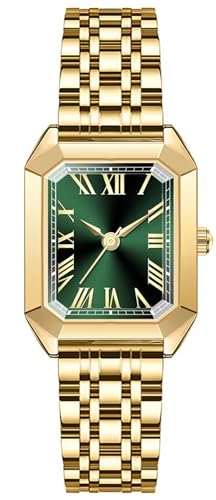 BESTKANG Vintage Gold Roman Numeral Watch for Women
