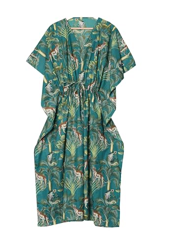 Caftan indien en coton doux pour vos journées plage et soirées d'été