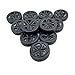 12PCS Model Toy Car Wheel Plastic Car Wheel with 2mm Dia Shaft Axles for RC Car Truck Robot DIY Model Toy Building Parts (Style 1)