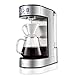 Máquina de café por Goteo con Filtro automático Inteligente, Molinillo de café de Rebabas Incorporado, con Filtro Permanente Duradero y Jarra de Vidrio