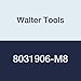 Walter Tools 8031906-M8 Paradur Solid Carbide Machine Tap, TICN Finish, 8 mm Shank Diameter, 1.25 mm Thread Length, 23.5 mm Cutting Length, 90 mm Overall Length, M8 Cutting Diameter
