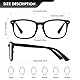 ZEHEXA Lesebrille für Damen, Blaulichtfilter, UV-Schutz, quadratische Lesebrille für Damen und Herren, 3er-Pack, Reader +2,00
