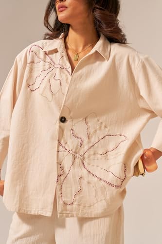 Image of Asmeriyo Women Embroidery Co Ord Set | Women 2 Pic Kurta Set I Fancy Kurta Set | Stylish Kurti Outfit | Co-Ordination Wear | Festive and Casual wear (219-A-B)