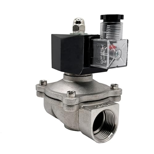 Électrovanne 1/2" inox 230V NC évite la corrosion et résiste à la chaleur