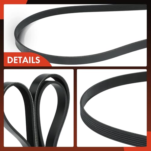 A-Premium 66.755 In Serpentine Belt for Chevy Silverado 1500, Tahoe, Suburban & GMC Sierra 1500, Yukon & Cadillac Escalade, 6-Rib Stretch Fit, 12669858 by A-Premium - Image 8