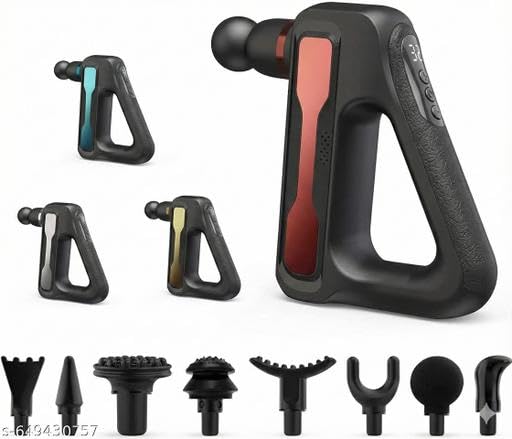 Deep Tissue 32 Speed Massage Gun, 8 Attachments, Type-C Charging, Full |PAR-P1496 3