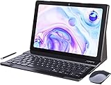 【TABLETA DE PANTALLA FULL HD IPS DE 10,1 PULGADAS】: la tableta YUMKEM M31 de 10,1 pulgadas viene con pantalla Full HD 1280 x 800 brillante HD IPS. Esta tableta Android tiene una jerarquía de imágenes más nítida y colores más ricos, y proporciona un rendimiento impactante de la experiencia visual.