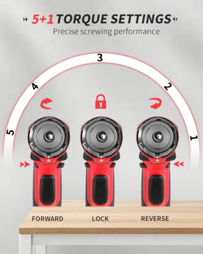 AVID POWER Dual-Grip Cordless Screwdriver