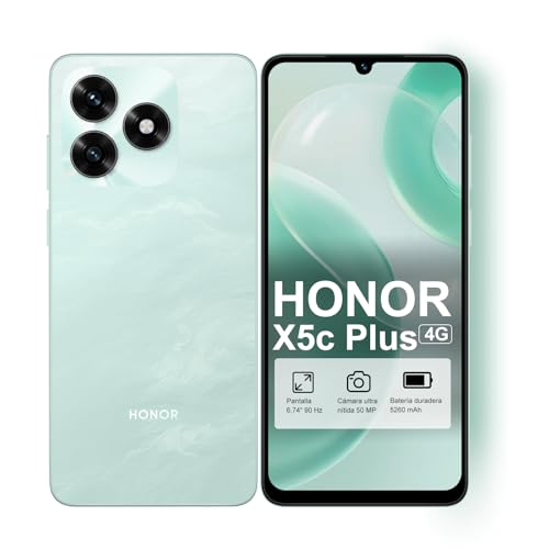 HONOR X5c Plus 4G Smartphone, Teléfono Desbloqueado, Pantalla 6,74