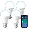 Sengled Alexa Light Bulbs, 75W Equivalent, S1 Auto Pairing with Alexa Devices, Smart Light Bulb that Work with Alexa, Bluetooth Mesh Smart Home Lighting, ?Daylight 5000K, No Hub Required, 4-Pack