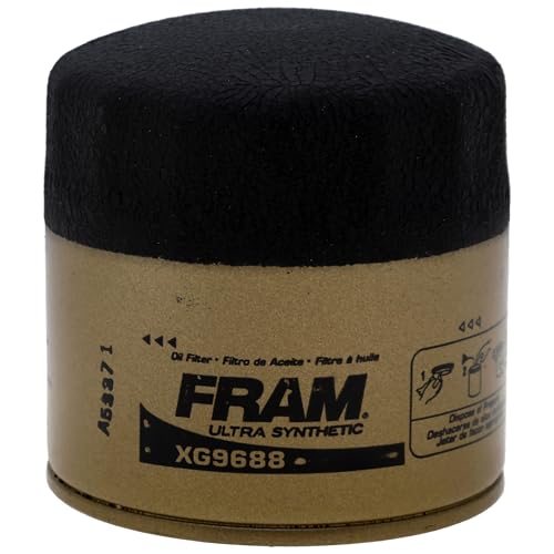 Image of FRAM Synthetic XG9688P 20K Mile Change Automotive Replacement Engine Oil Filter for Synthetic Oil Changes, Premium Vehicle Engine Protection Oil Filter for Select Vehicle Model Years