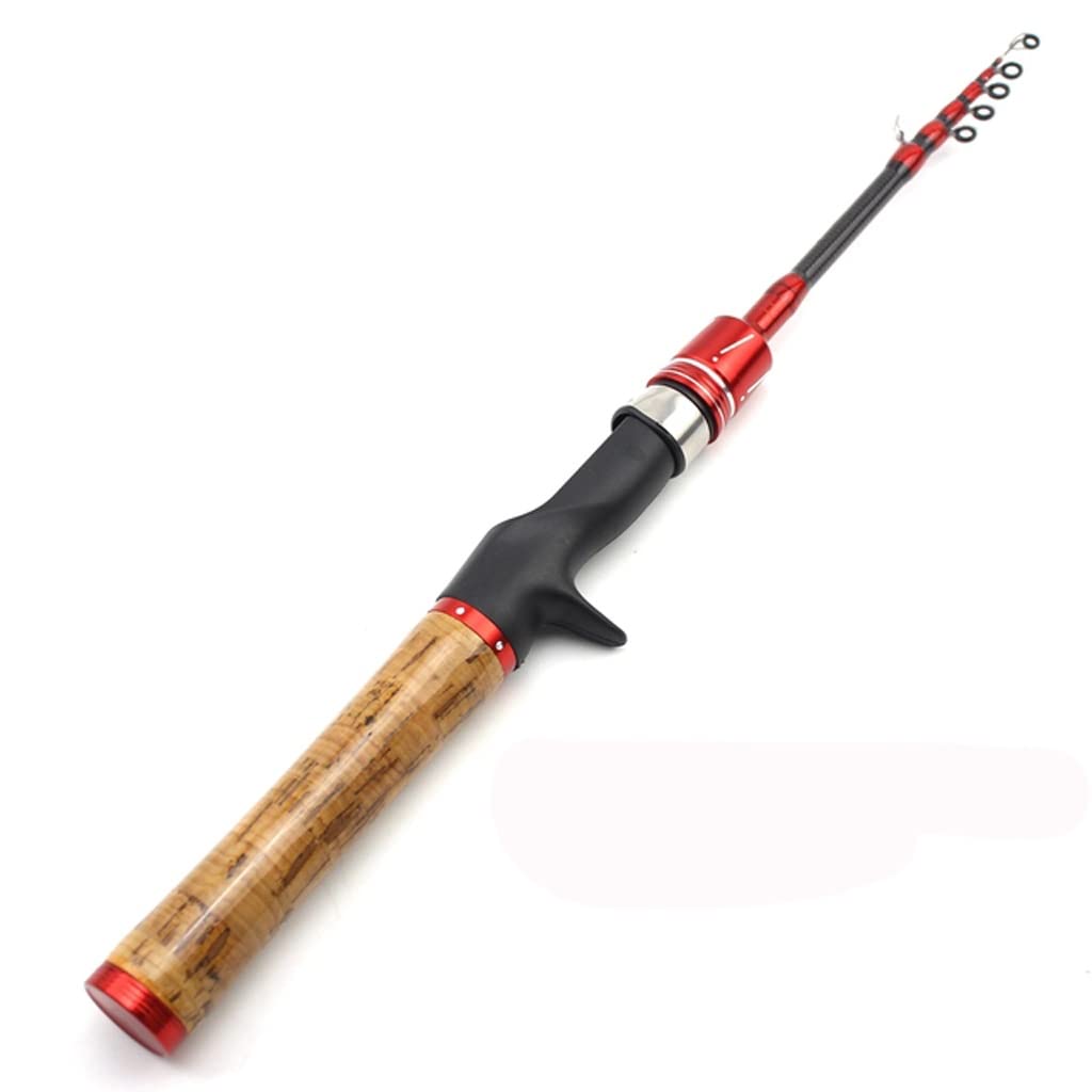 Canne télescopique casting 180cm souple pour débuter la pêche