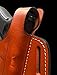 Falco OWB Leather Holster for Pistol with Tactical Light for Glock 19 with TLR-7