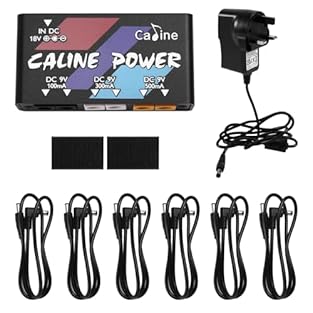 6 Channel Output With Adapter And 6pcs Cable . It's the while your pedalboard has not enough space for multiple outputs power supply. It can power the drum machine effect pedal, multiple effect pedal,digital delay etc. Every channel output is isolate...