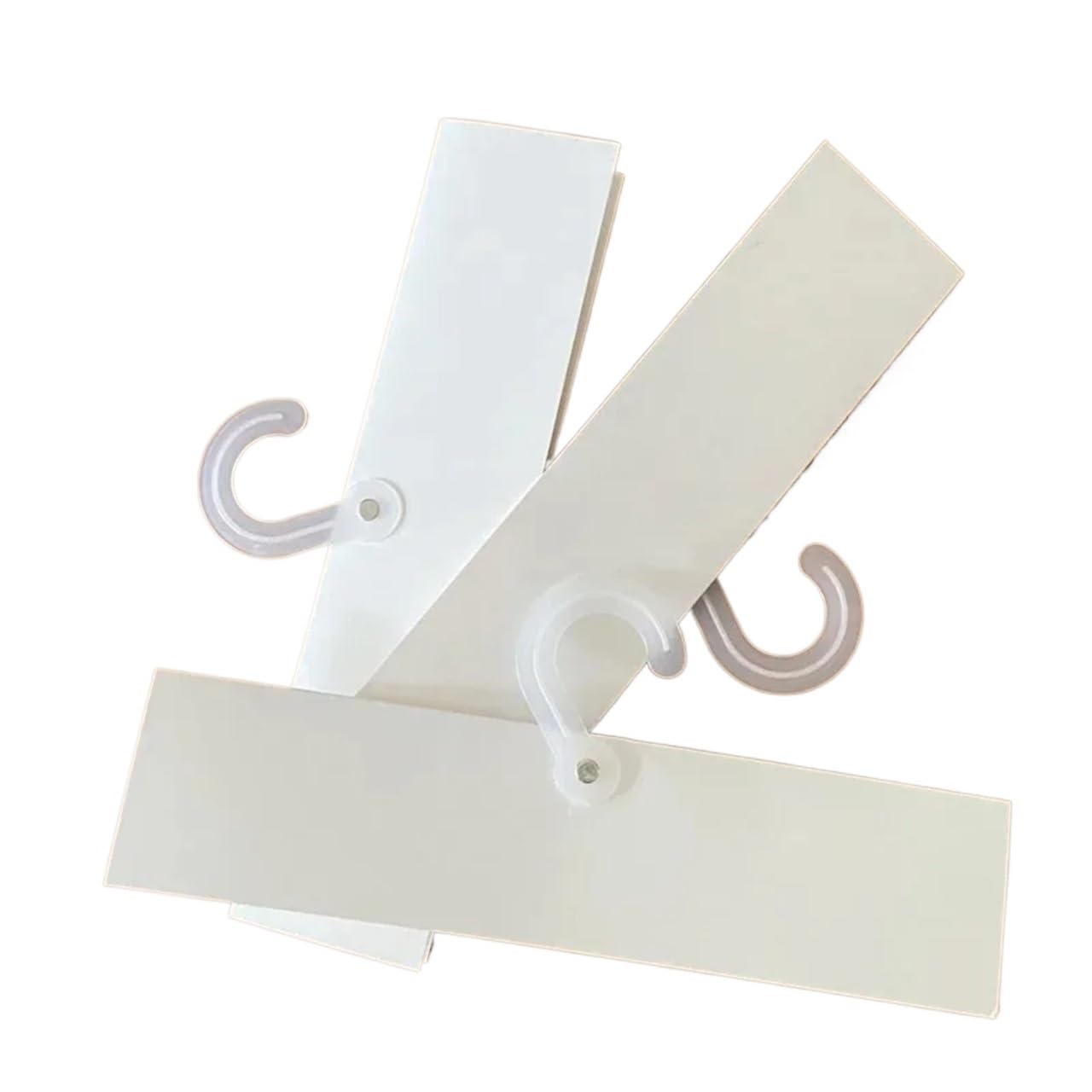 20pcs Fabric Swatch Header Hanger Blank Card Plastic J Hook Leather Rug Sample Swatches Cloth Pattern Hanging Display