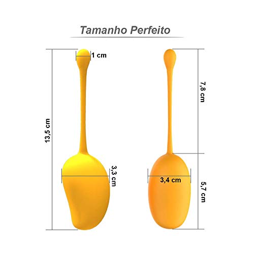KEGEL EXERCISE SYSTEM - Kit Para Pompoarismo Em Silicone Com 6 Pesos Em Formato De Manga - UNICO - Ú