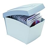  Case Logic pdr50 Boîte de Rangement de CD pour 50 CD Gris Gris
