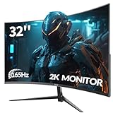 ZZA Monitor de 32 pulgadas - Resolución 2K, 165Hz/180Hz, monitor 1440p, tiempo de respuesta de 1ms, FreeSync y G-Sync, HDR10, cobertura 122% sRGB, DP/HDMI, monitor de computadora de 32 pulgadas