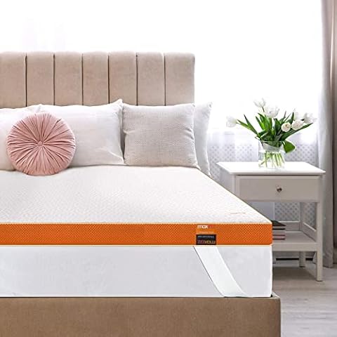 Matratzen Topper 90x200cm, 7,5 cm Höhe Memory Foam Topper Cover