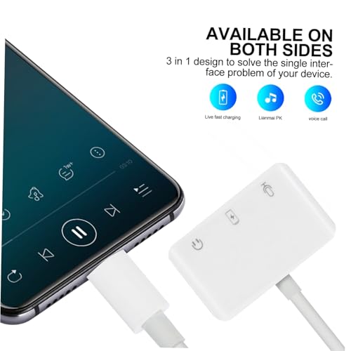 Adaptateur audio externe type c multifonction pc smartphone noir compact