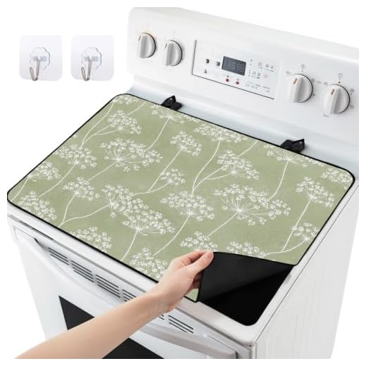 Sage Green Stove Top Cover Protector