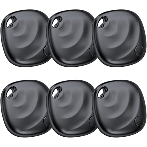Novo [Certificado pela Apple MFi] Air Tag 6 Pack, Smart Tag localizador GPS com pesquisa Apple (apenas iOS), localizador Bluetooth rastreador GPS, localizador de chaves para carro/carteiras/bagagem