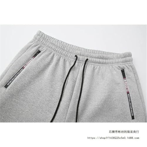 Men's Fleece Lined Sports Pants Loose Fit Trousers Comfortable Elastic Waist Sweatpants2
