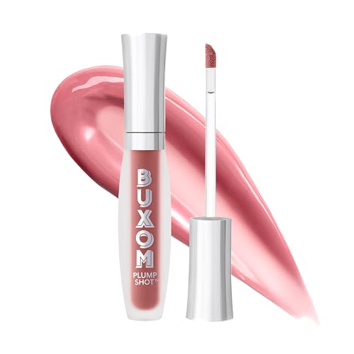 Buxom Plump Shot Collagen-Infused Lip Serum, Tinted Lip Plumping Gloss, Formulated with Collagen, Peptides, Hyaluronic Acid, Avocado & Jojoba Oil