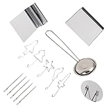 VINTORKY 1 Set Zuckerplätzchen Werkzeuge Kekse Backen Kuchenform Oh Plätzchenformen Fondant Hausgemachte Zuckerplätzchenform Gebäckformen Geformte Kekse Essbare Zahlenherstellung