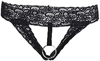 Qisc Men's Men's Sexy Soft Underwear Sheer Soft Mesh Transparent Brief Boxer Low Rise Panties