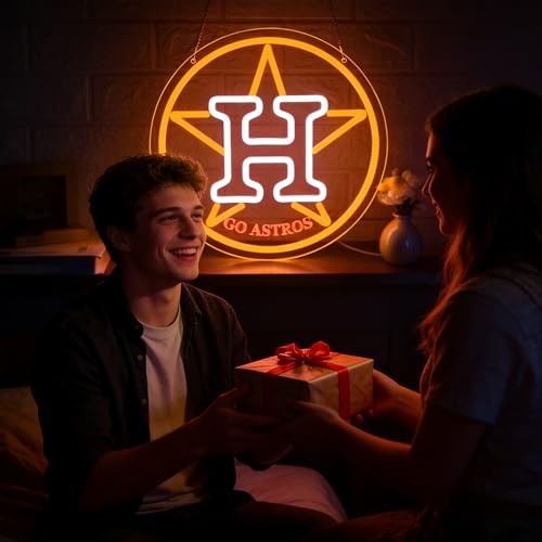 Image of Baseball Neon Sign for Wall Decor Dimmable Baseball Team Neon Light for Man Cave Birthday Gifts for Fans Led Sport Sign for Sport Bar Club Party Garage Boys Bedroom Decor Art Size 12.9 * 12.9(FMA093)