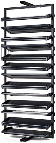 Shoe Storage Cabinet Cabinets Hallway Slim Cupboard Cupboards Hallways Slimline，Shoe Storage Cabinet - Slim Rotating Metal Rack for Narrow Spaces