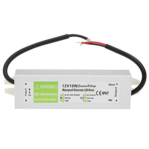 Image of 10W LED Driver Transformer, 12V /24V DC IP67 Waterproof Switching Power Supply, and Durable, Excellent Insulation, High Dielectric Strength(DC12V)