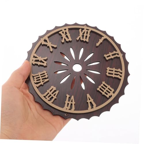 Dial Práctico para Reloj de Pared Vintage con Acabado Detallado de Números Romanos 5