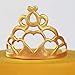 Mity Rain Crown Cookie Cutters Set - Tiara Fondant Cutter Crown and Princess Crown Mold CupCake Decorating Gumpaste Mould, Set of 2