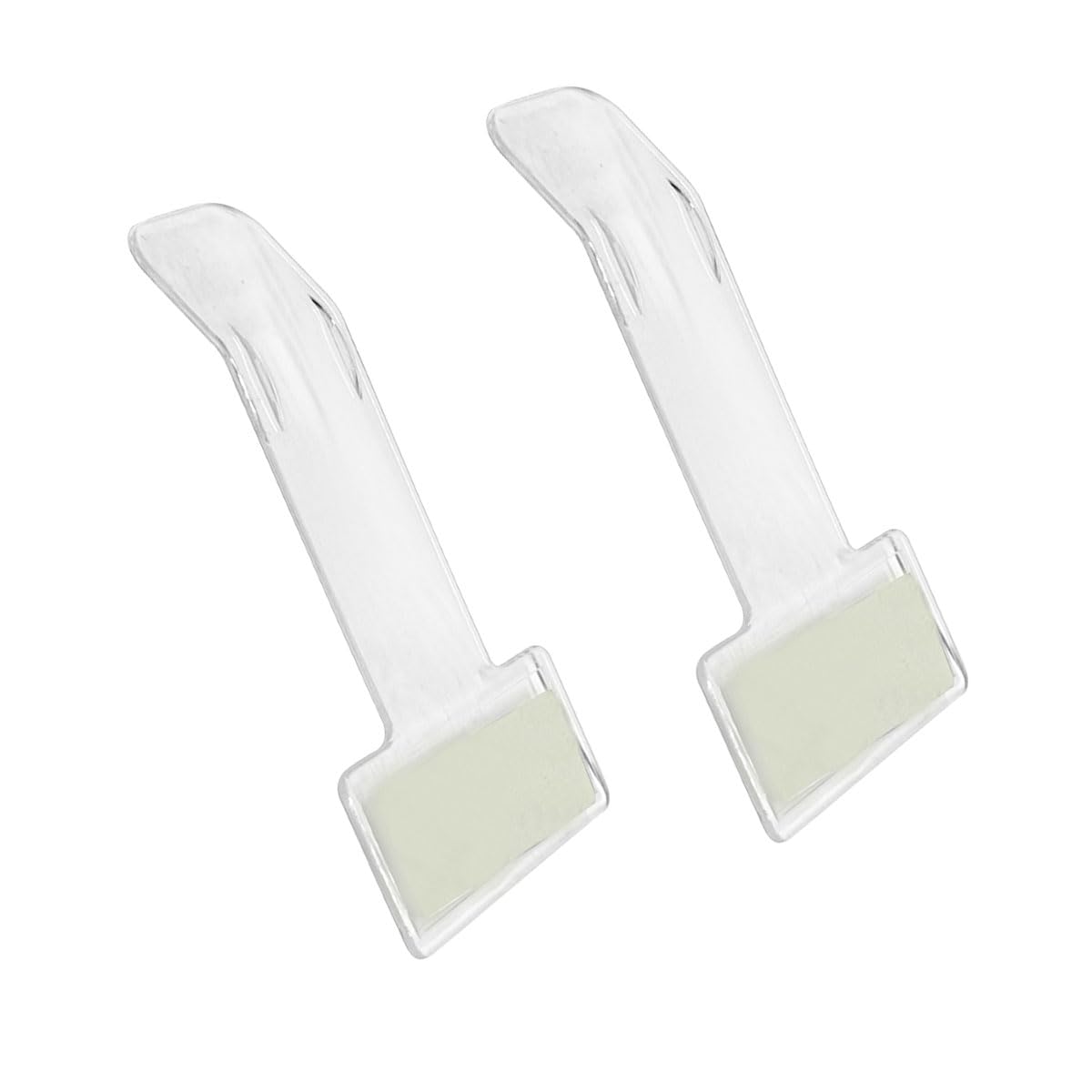 YoRise Car Windshield Parking Ticket Holder Transparent Plastic Parking Permit Holder Self-Adhesive Car Windshield Invoice Clip Vehicle Parking
