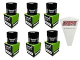 Cyclemax Six Pack compatible with Kawasaki Oil Filter 16097-0007 Contains Six Filters and a Funnel