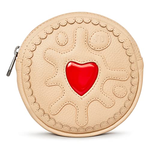 Jammie Dodger - Monedero de piel para galletas, con bloqueo RFID