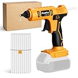 Ecarke Cordless Glue Gun for De Walt 20V Lithium Battery Cordless Hot Sol Glue Gun Great for Repair Crafts DIY (with 20pcs 11mm Glue Sticks) - Image 1