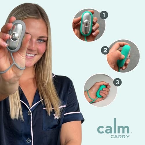 image for Glowco CalmCarry Sleep Aid Device – Handheld Microcurrent Relaxation