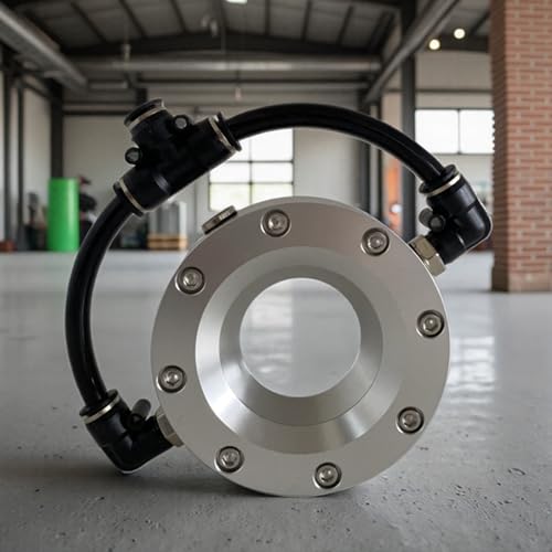 Soplador de cuchillas de aire de 360°, herramienta de secado de aluminio para tuberías y cables, se adapta a 8-20 mm de diámetro interior, compatible con compresores de aire