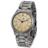 BERNY Herren Titanuhr Japanischer Sekundenzeiger Quarzwerk Titanium Analog Quarz Uhr...