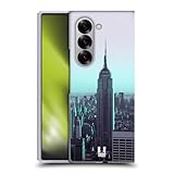 Coque rigide en polycarbonate Head Case Designs Empire State Building Manhattan New York Meilleurs Endroits - Collection 2 Coque Dure pour l\'arrière Compatible avec Samsung Galaxy Z Fold6