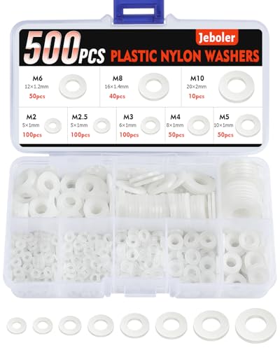Jeboler JB-19 Nylon Unterlegscheiben Set 500 Stück