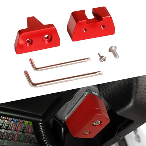 Lesiyou OBD2 Lock Anti TheftAluminum OBD 2 Port Lock Car Diagnostic Port Protector OBD Guard Compatible with Vehicles Manufactured in 1996 and Later (Red)