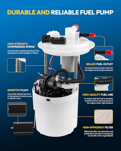 Image of PHILTOP Electric Fuel Pump Assembly FG1371 Fit for Chevrolet Traverse