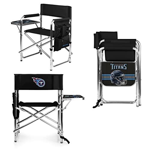 Image of Picnic TIME NFL Unisex-Adult NFL Sports Chair with Side Table, Beach Chair, Camp Chair for Adults